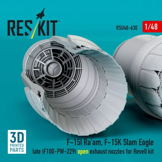 F?15I Ra'am, F?15K Slam Eagle late (F100-PW-229) open exhaust nozzl...