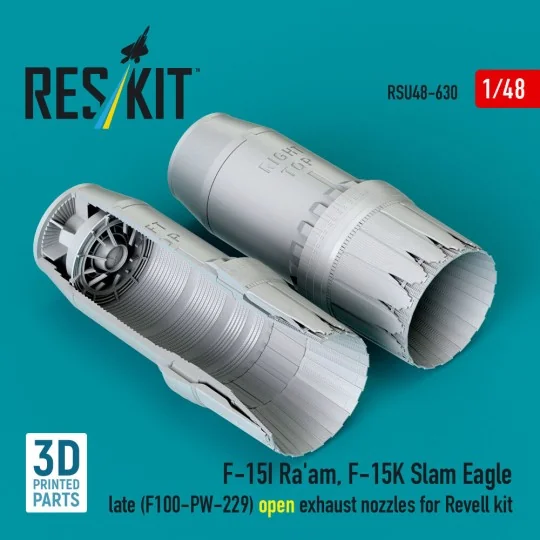 F?15I Ra'am, F?15K Slam Eagle late (F100-PW-229) open exhaust nozzl...