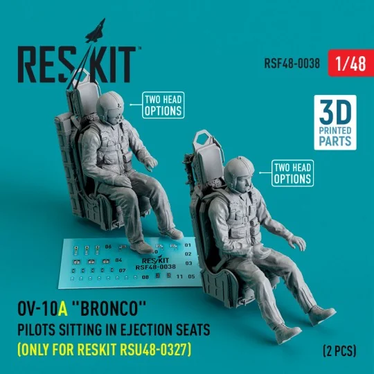 OV-10A Bronco pilots sitting in ejection seats (only for RESKIT RSU...