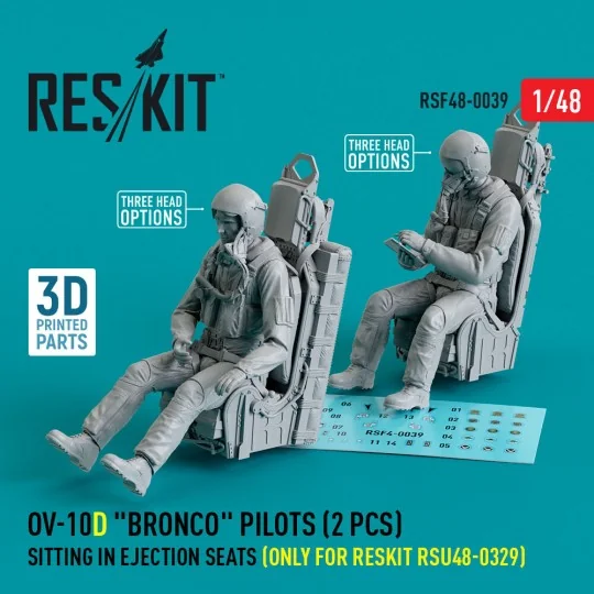 OV-10D Bronco pilots sitting in ejection seats (only for RESKIT RSU...