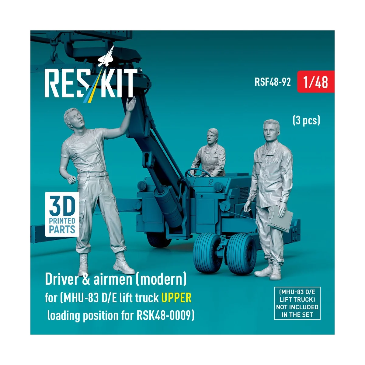 Driver & airmen (modern) (3 pcs) (MHU-83 D/E lift truck UPPER loadi...