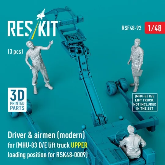 Driver & airmen (modern) (3 pcs) (MHU-83 D/E lift truck UPPER loadi...