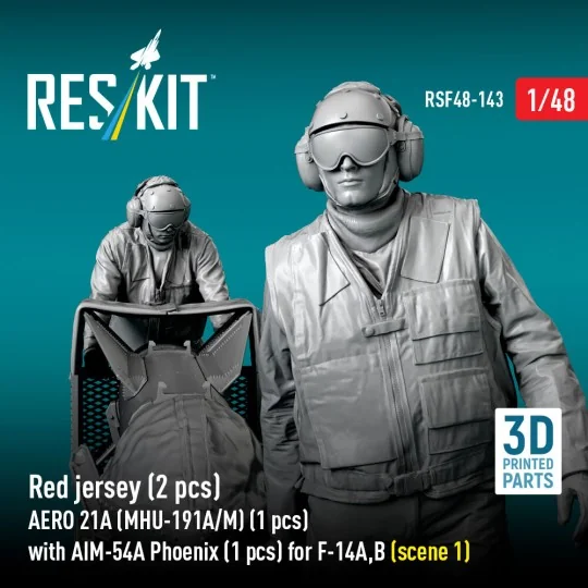 Red jersey (2 pcs) AERO 21A (MHU-191A/M) (1 pcs) with AIM-54A Phoen...