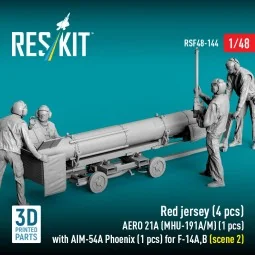 Red jersey (4 pcs) AERO 21A (MHU-191A/M) (1 pcs) with AIM-54A Phoen...