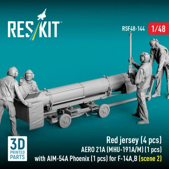 Red jersey (4 pcs) AERO 21A (MHU-191A/M) (1 pcs) with AIM-54A Phoen...