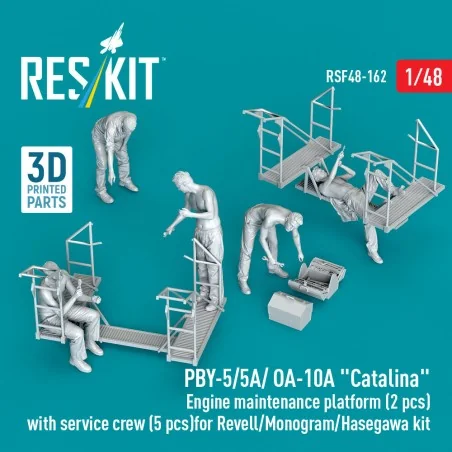 PBY-5/5A/ OA-10A Catalina Engine maintenance platform (2 pcs) with ...