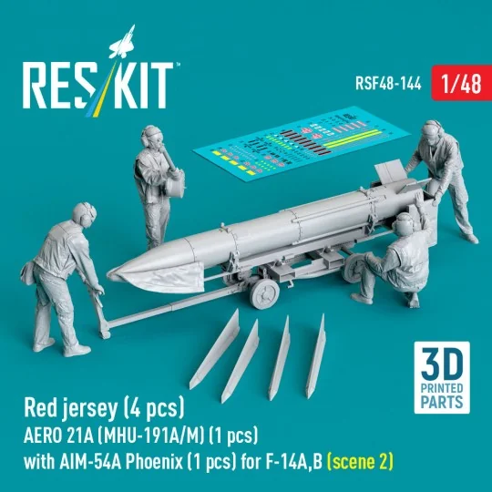 Red jersey (4 pcs) AERO 21A (MHU-191A/M) (1 pcs) with AIM-54A Phoen...