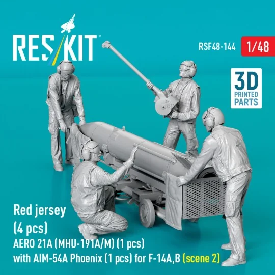 Red jersey (4 pcs) AERO 21A (MHU-191A/M) (1 pcs) with AIM-54A Phoen...
