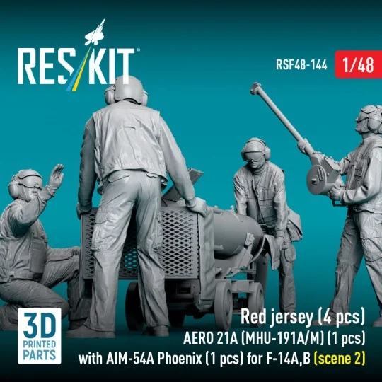Red jersey (4 pcs) AERO 21A (MHU-191A/M) (1 pcs) with AIM-54A Phoen...