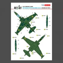Su-25 Frogfoot Clover (best suitable for the plane number “blue 22”...