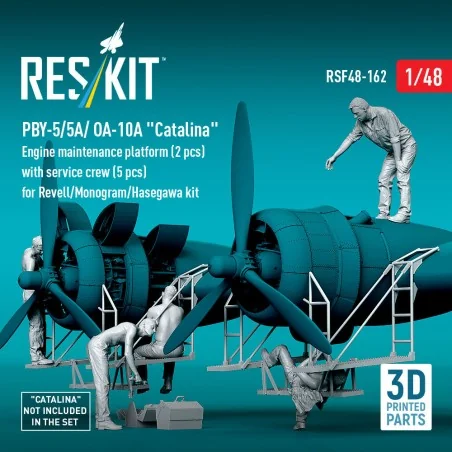 PBY-5/5A/ OA-10A Catalina Engine maintenance platform (2 pcs) with ...