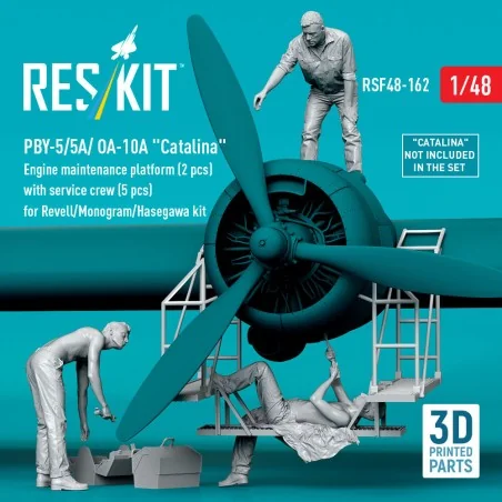 PBY-5/5A/ OA-10A Catalina Engine maintenance platform (2 pcs) with ...