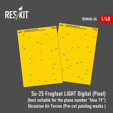 Su-25 Frogfoot LIGHT Digital (Pixel) (best suitable for the plane n...