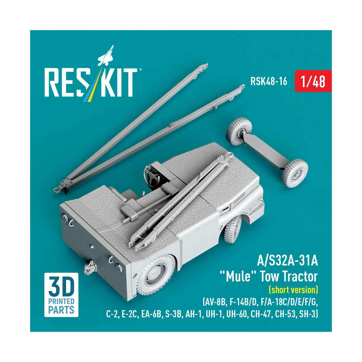 A/S32A-31A Mule Tow Tractor (short version) (AV-8B, F-14B/D, F/A-18...