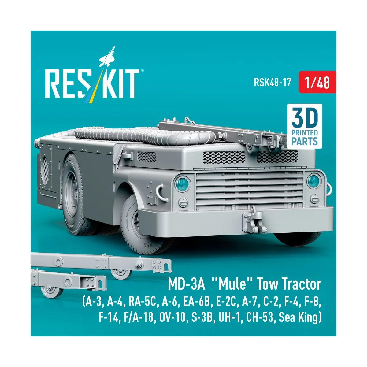 MD-3A Mule Tow Tractor (A-3, A-4, RA-5C, A-6, EA-6B, E-2C, A-7, C-2...
