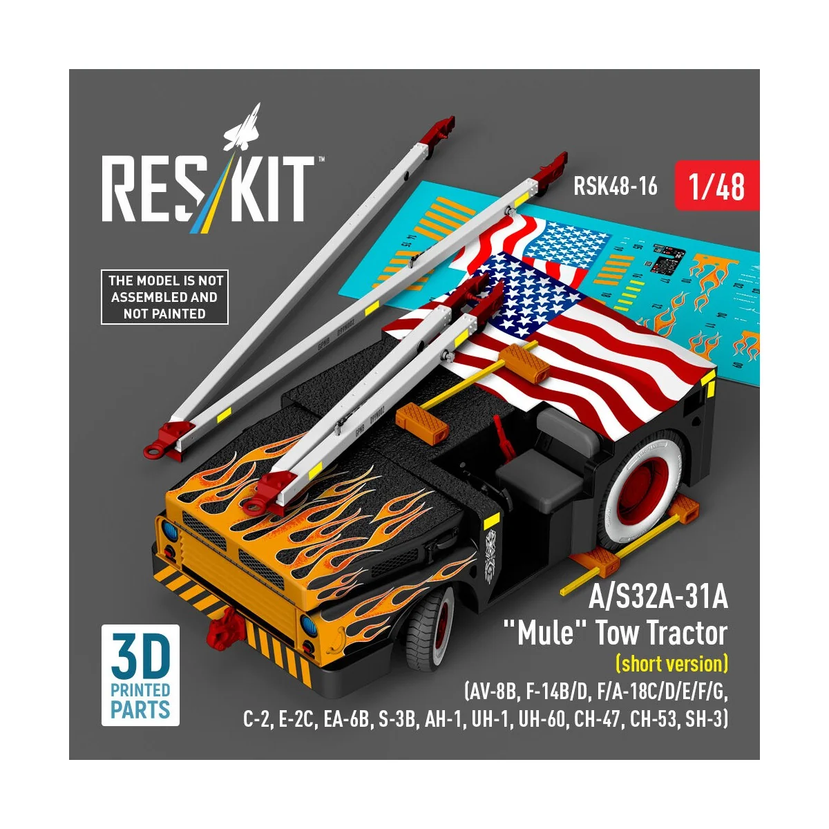 A/S32A-31A Mule Tow Tractor (short version) (AV-8B, F-14B/D, F/A-18...