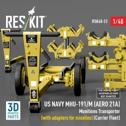 US NAVY MHU-191/M (AERO 21A) Munitions Transporter (with adapters f...