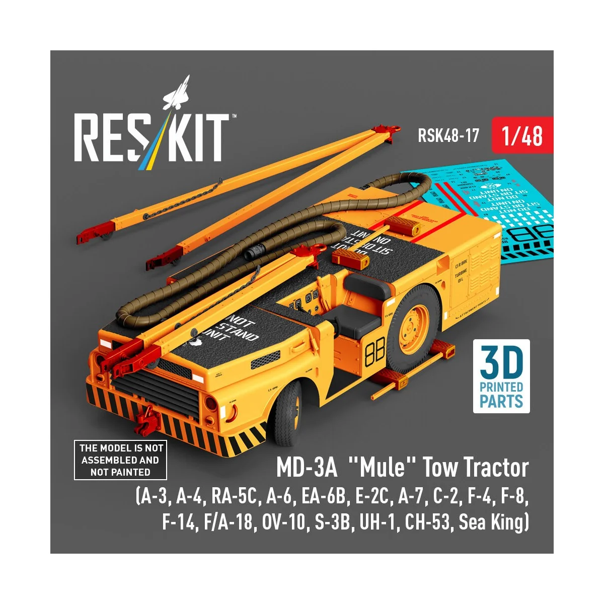 MD-3A Mule Tow Tractor (A-3, A-4, RA-5C, A-6, EA-6B, E-2C, A-7, C-2...