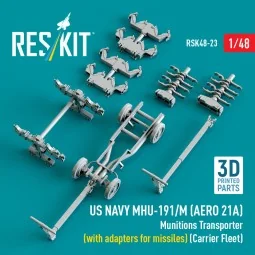 US NAVY MHU-191/M (AERO 21A) Munitions Transporter (with adapters f... 2