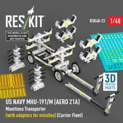 US NAVY MHU-191/M (AERO 21A) Munitions Transporter (with adapters f... 2