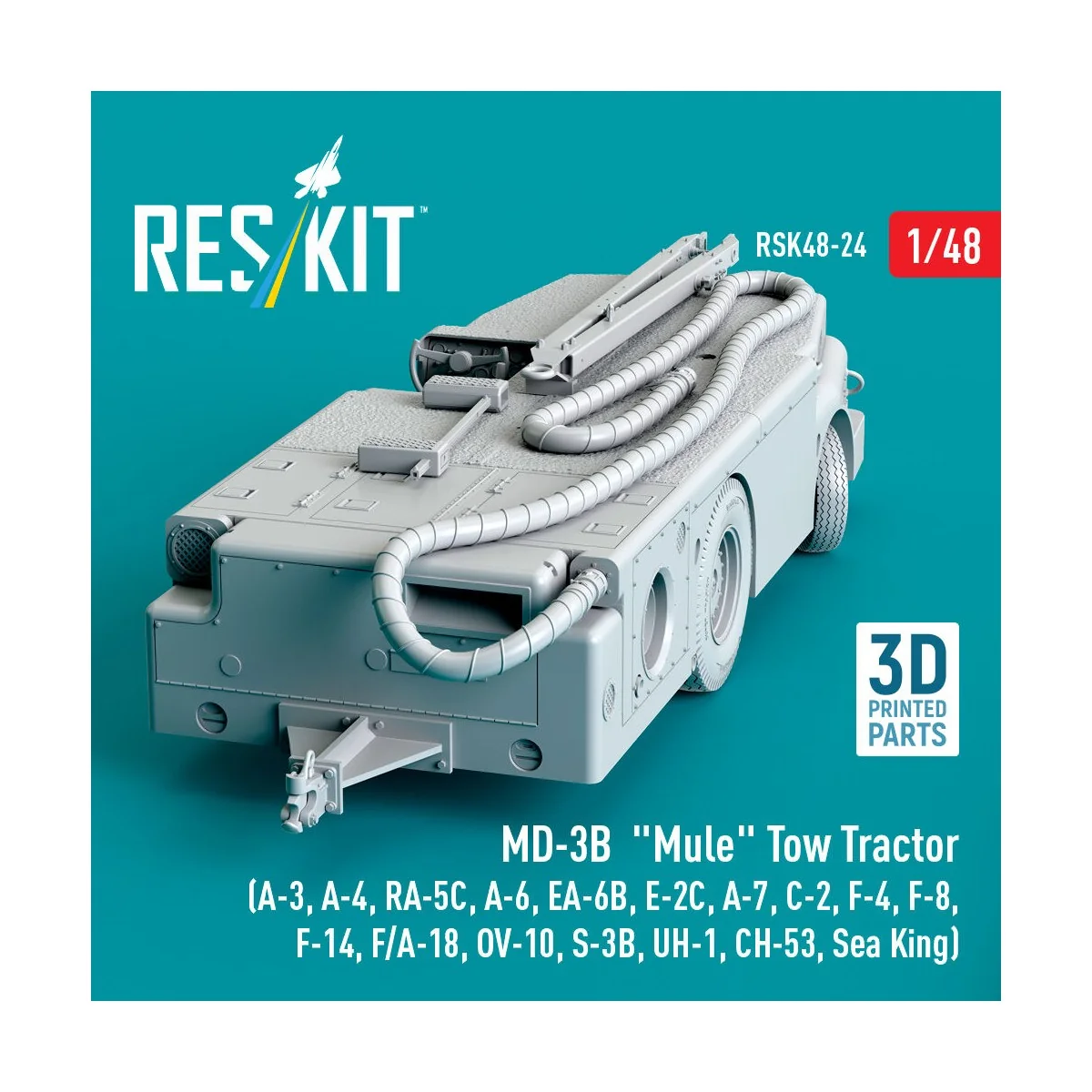 MD-3B Mule Tow Tractor (A-3, A-4, RA-5C, A-6, EA-6B, E-2C, A-7, C-2...