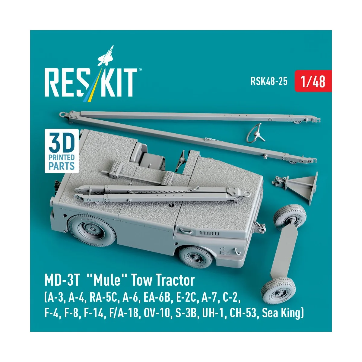 MD-3T Mule Tow Tractor (A-3, A-4, RA-5C, A-6, EA-6B, E-2C, A-7, C-2...