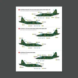 Su-25 Frogfoot Clover (BLUE 03, 05, 41, 45) Ukrainian Air Forces (M...