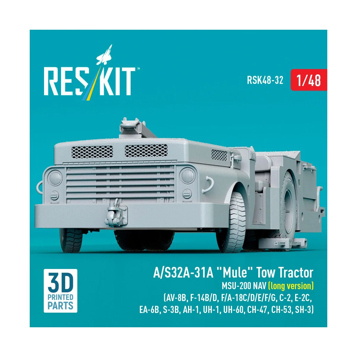 A/S32A-31A Mule Tow Tractor MSU-200 NAV (long version) (AV-8B, F-14...