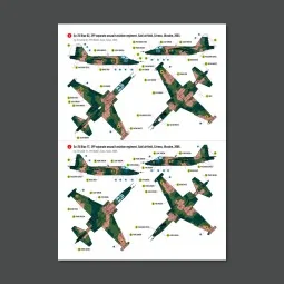 Su-25 Frogfoot Geometric (BLUE 17, 33, 01, 02) Ukrainian Air Forces...