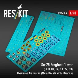 Su-25 Frogfoot Clover (BLUE 01, 04, 10, 22, 33) Ukrainian Air Force... 2