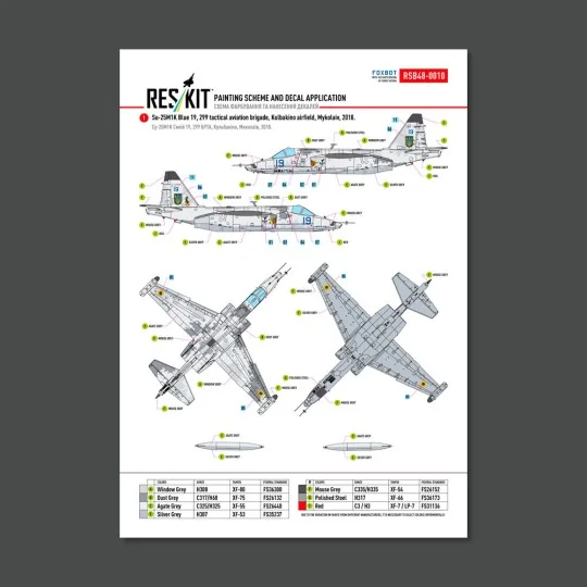 Su-25 Frogfoot LIGHT Digital (Pixel) (BLUE 19, 20, 32, 36) Ukrainia...