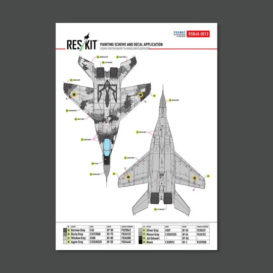MiG-29 9-13 (White 57) Digital (Pixel) Ukrainian Air Forces (Main D...