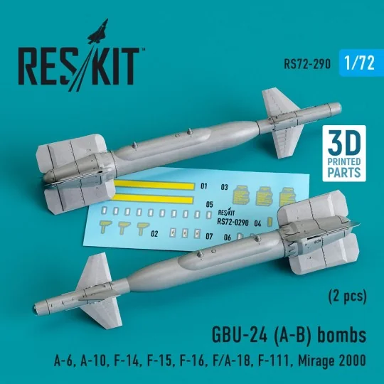 GBU-24 (A-B) bombs (2 pcs) (A-6, A-10, F-14, F-15, F-16, F/A-18, F-...