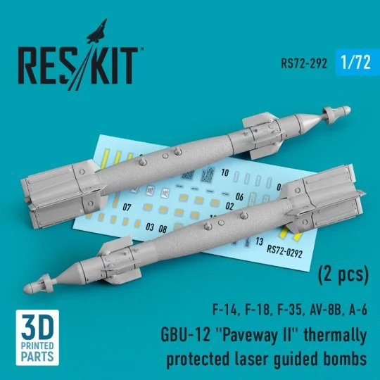 GBU-12 Paveway II thermally protected laser guided bombs (2 pcs) (F...