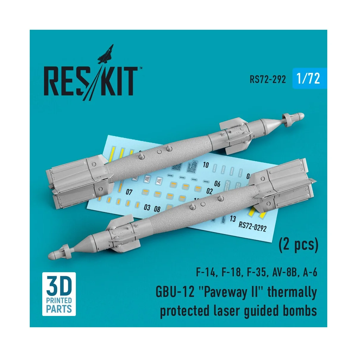 GBU-12 Paveway II thermally protected laser guided bombs (2 pcs) (F...