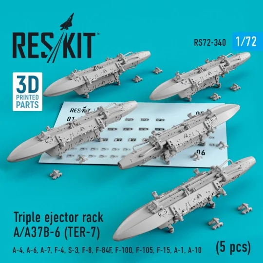 Triple ejector rack A/A37B-6 (TER-7) (5 pcs) (A-4, A-6, A-7, F-4, S...
