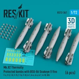 Mk.82 bombs with BSU-86 Snakeye II fins (6 pcs) (F-4, F-5, F-8, F-1...