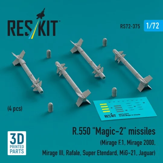 R.550 Magic-2 missiles (4 pcs) (Mirage F.1, Mirage 2000, Mirage III...