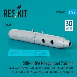 SUU-11B/A Minigun pod 7, 62mm (1 pcs) (A-1, A-37, B-26K, F-84, F-86...