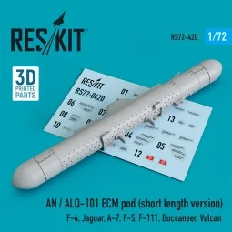 AN / ALQ-101 ECM pod (short length version) (F-4, Jaguar, A-7, F-5,...