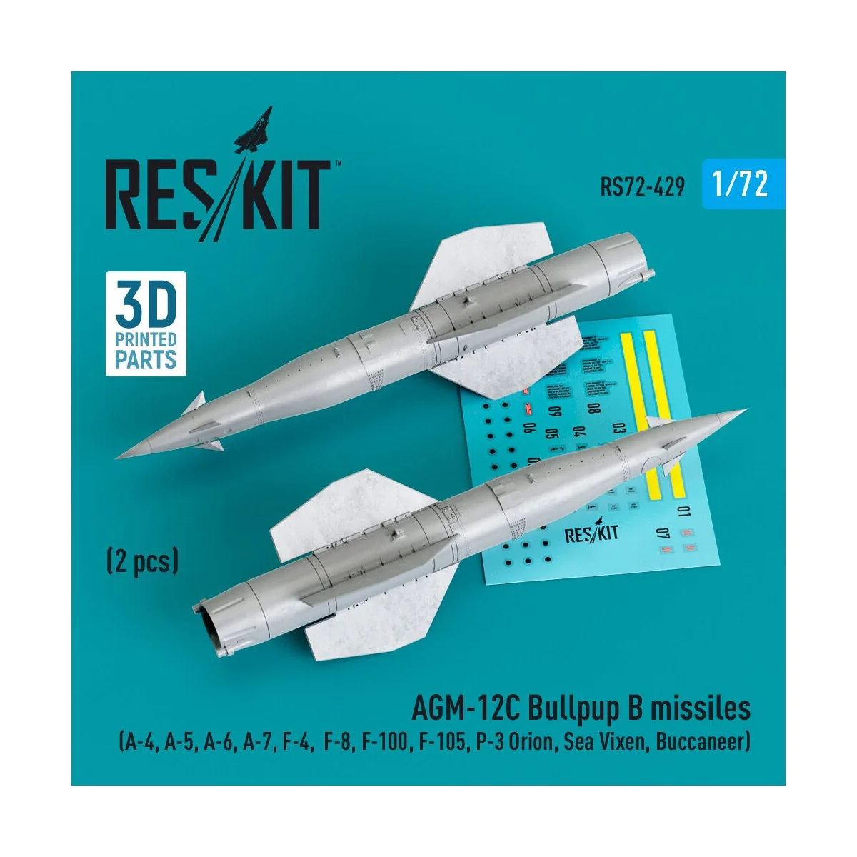 AGM-12C Bullpup B missiles (2 pcs) (A-4, A-5, A-6, A-7, F-4, F-8, F...