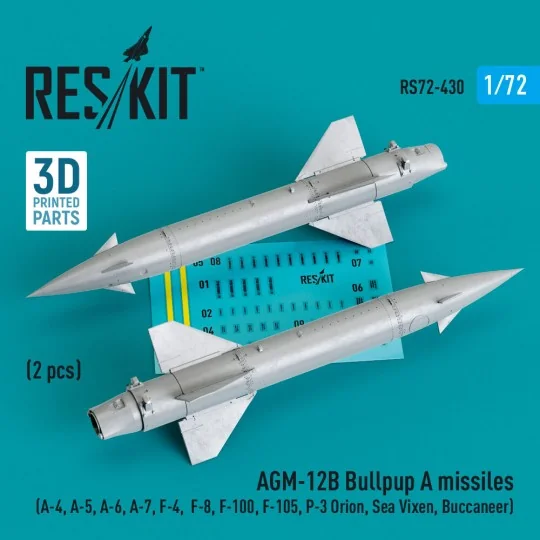 AGM-12B Bullpup A missiles (2 pcs) (A-4, A-5, A-6, A-7, F-4, F-8, F...