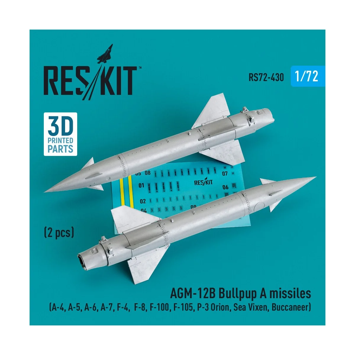 AGM-12B Bullpup A missiles (2 pcs) (A-4, A-5, A-6, A-7, F-4, F-8, F...