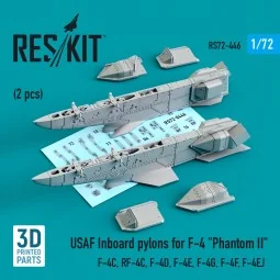 USAF Inboard pylons for F-4 Phantom II (2 pcs) (F-4?, RF-4?, F-4D, ...