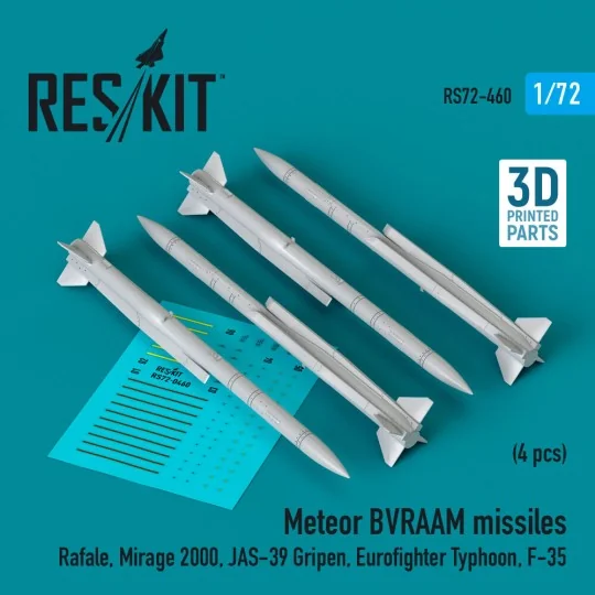 Meteor BVRAAM missiles (4 pcs) (Rafale, Mirage 2000, JAS-39 Gripen,...