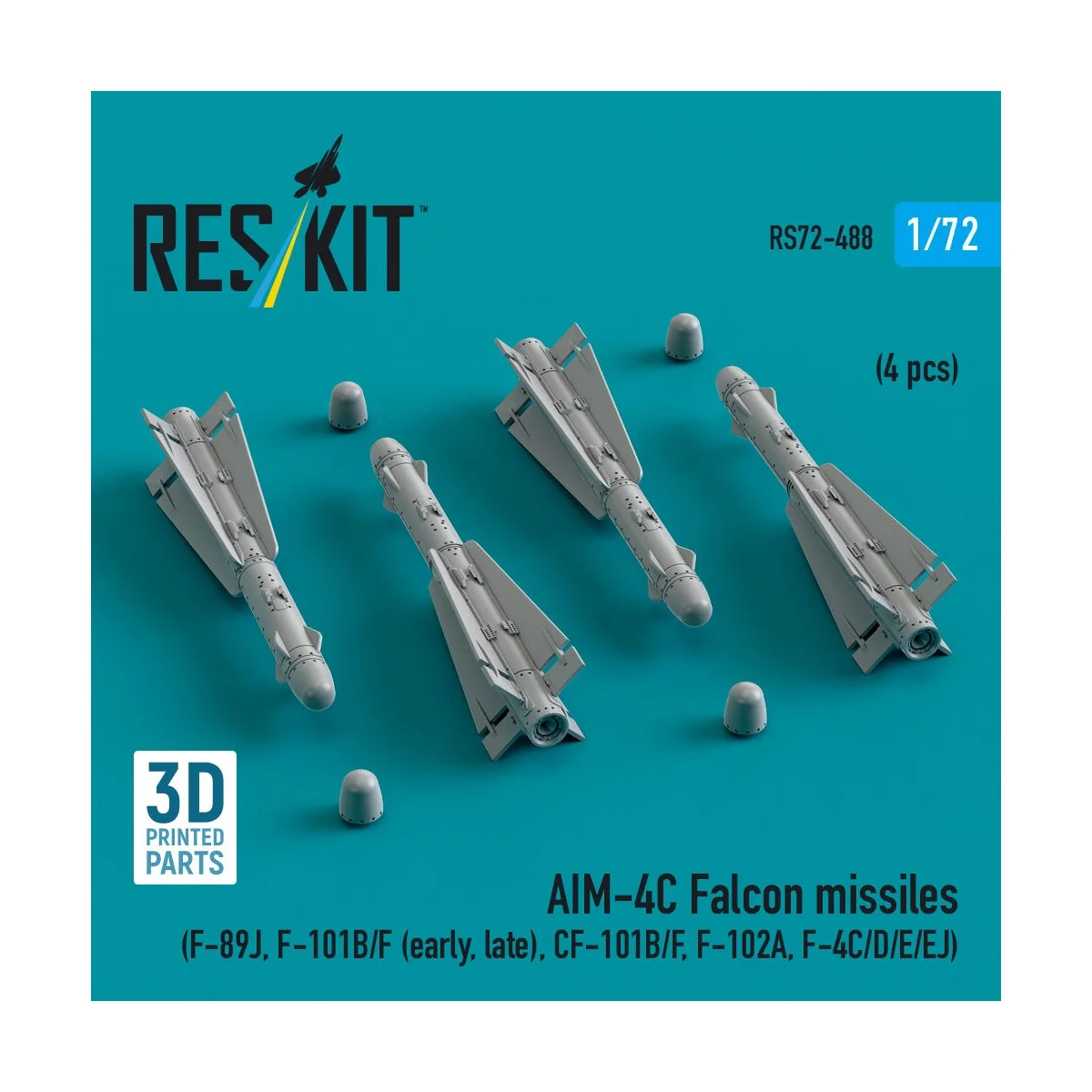 AIM-4C Falcon missiles (F-89J, F-101B/F (early, late), CF-101B/F, F...