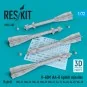 R-60? (AA-8 Aphid) missiles (4 pcs) (MiG-21, MiG-23, MiG-25, MiG-29...