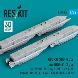 GBU-39 SDB (8 pcs) and BRU-61 (2 pcs) (Su-27, MiG-29, F-16, F-15E, ...