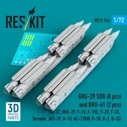 GBU-39 SDB (8 pcs) and BRU-61 (2 pcs) (Su-27, MiG-29, F-16, F-15E, ...