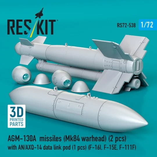 AGM-130A missiles (Mk84 warhead) (2 pcs) with AN/AXQ-14 data link p...